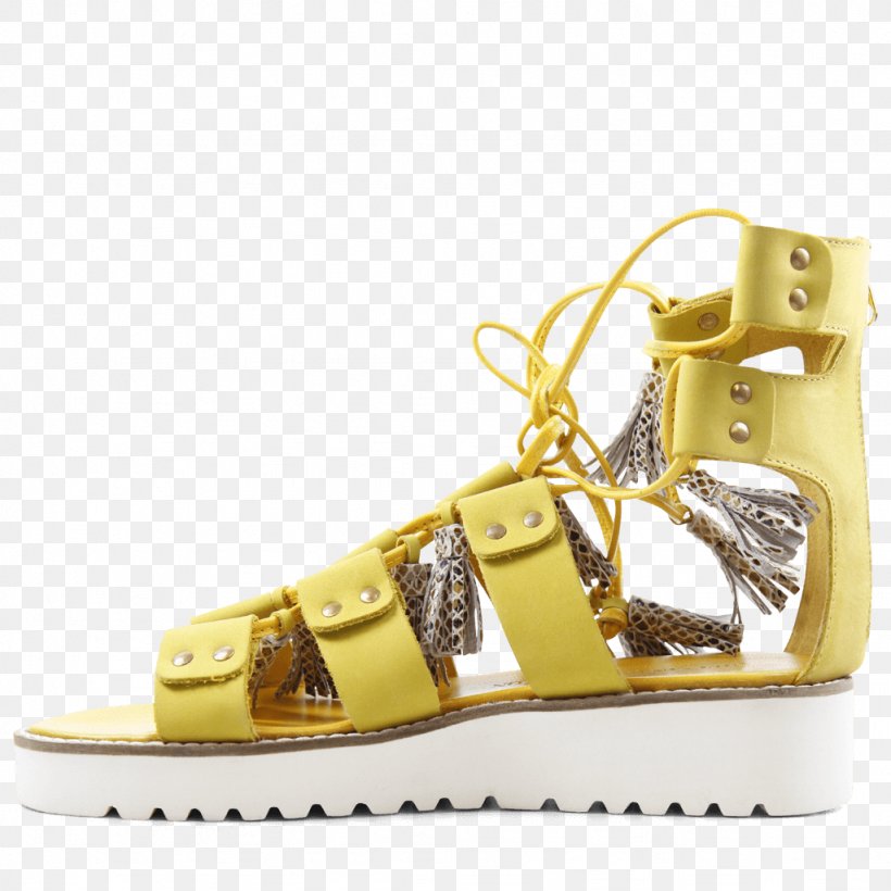Sandal Yellow Footwear Shoe Beige, PNG, 1024x1024px, Sandal, Beige, Brown, Footwear, Gold Download Free