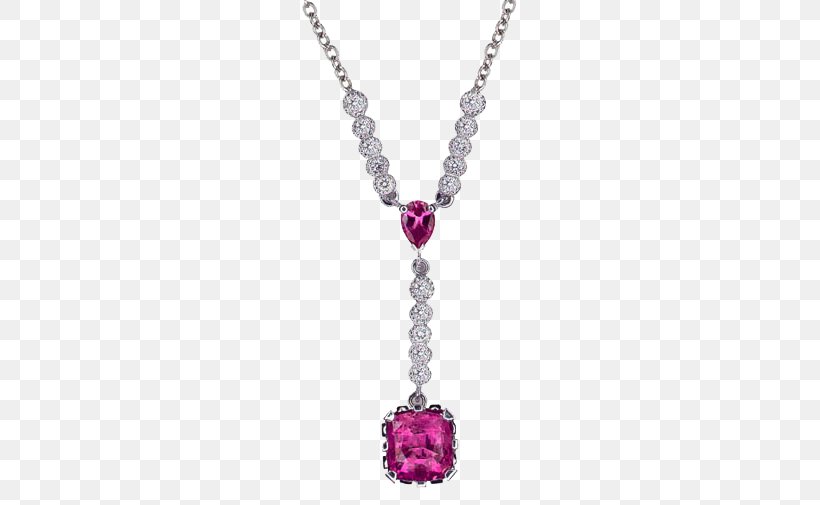 Amethyst Necklace Sapphire Jewellery Diamond, PNG, 505x505px, Amethyst, Body Jewellery, Body Jewelry, Chain, Charms Pendants Download Free