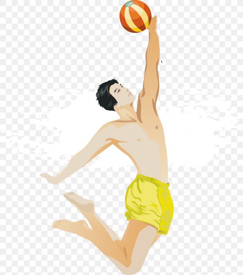 Beach Volleyball Sport Illustration, PNG, 2063x2338px, Volleyball, Arm, Art, Ball, Beach Download Free