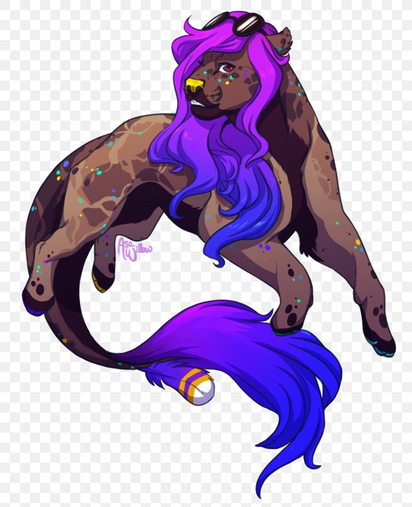 Cat Horse Demon Mammal, PNG, 792x1008px, Watercolor, Cartoon, Flower, Frame, Heart Download Free
