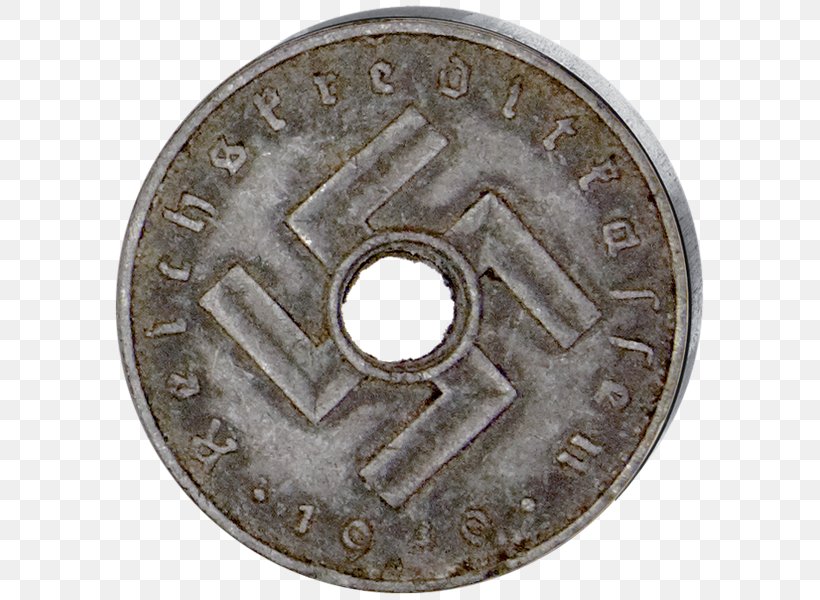 Coin Nickel Bronze 1 Reichspfennig Copper, PNG, 600x600px, Coin, Bronze, Copper, Currency, Metal Download Free