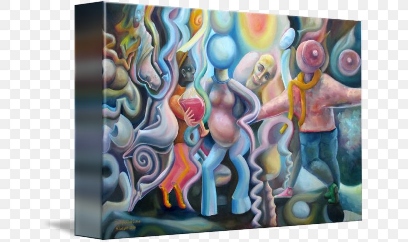 Modern Art Painting Mural Organism, PNG, 650x487px, Modern Art, Art, Artwork, Modern Architecture, Mural Download Free