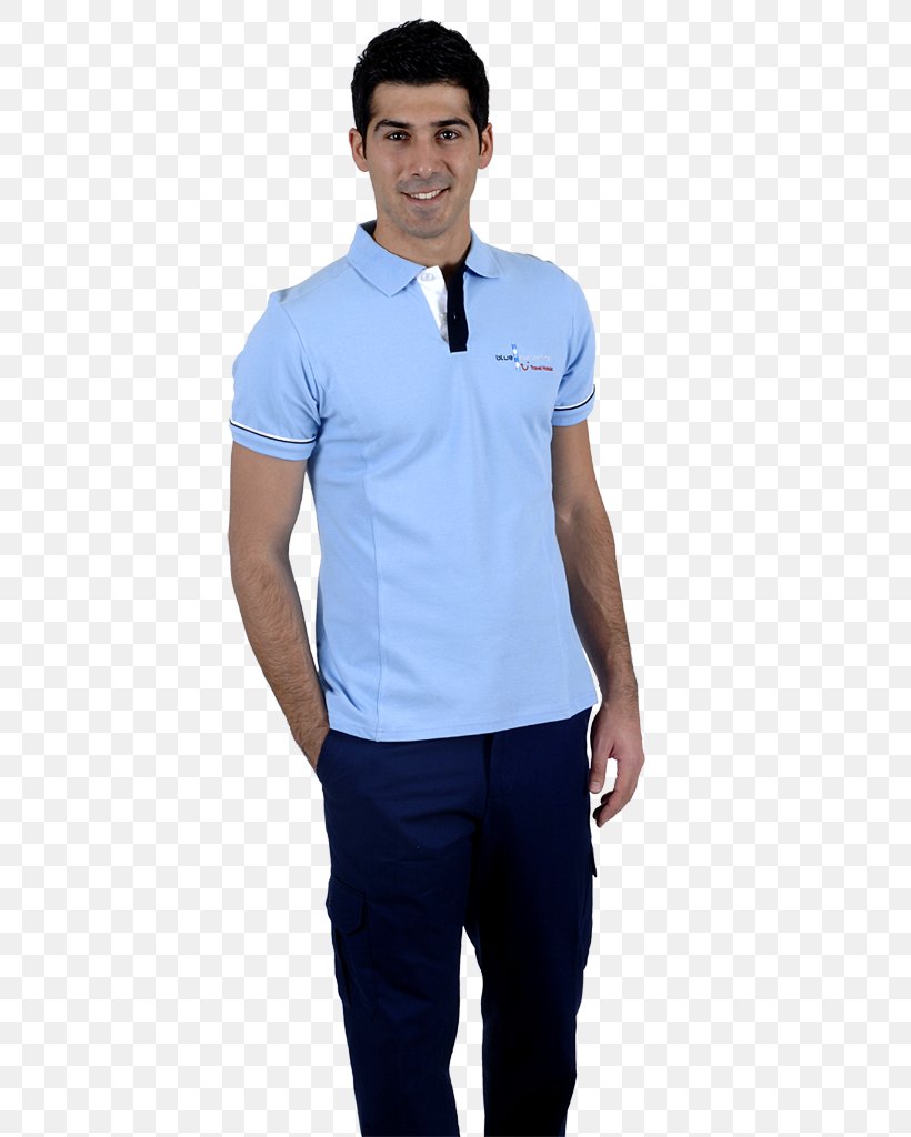 Polo Shirt T-shirt Sleeve Blue, PNG, 768x1024px, Polo Shirt, Blazer, Blouse, Blue, Clothing Download Free
