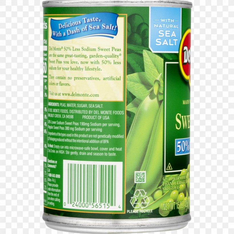 Tin Can Pea Fresh Del Monte Produce Del Monte Foods Canning, PNG, 1800x1800px, Tin Can, Bowl, Canning, Com, Del Monte Foods Download Free
