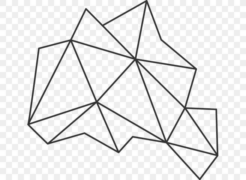 Triangle Point Symmetry Pattern, PNG, 637x600px, Triangle, Area, Black And White, Drawing, Line Art Download Free