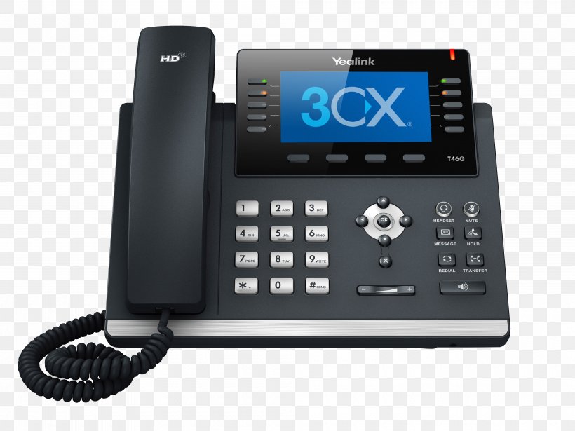 Yealink SIP-T46G Session Initiation Protocol VoIP Phone Telephone Yealink SIP-T42G, PNG, 4000x3000px, 3cx Phone System, Yealink Sipt46g, Answering Machine, Business Telephone System, Communication Download Free