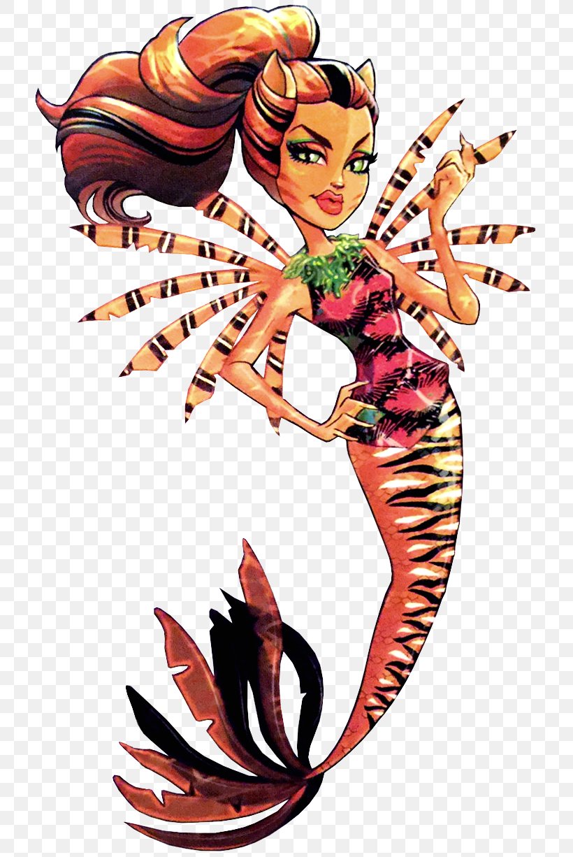 Monster High: Great Scarrier Reef Doll Frankie Stein Toy, PNG, 733x1226px, 2016, Monster High Great Scarrier Reef, Art, Costume Design, Doll Download Free