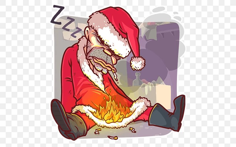 Santa Claus Christmas Human Behavior Cartoon, PNG, 512x512px, Santa Claus, Art, Attitude, Bad Santa, Behavior Download Free