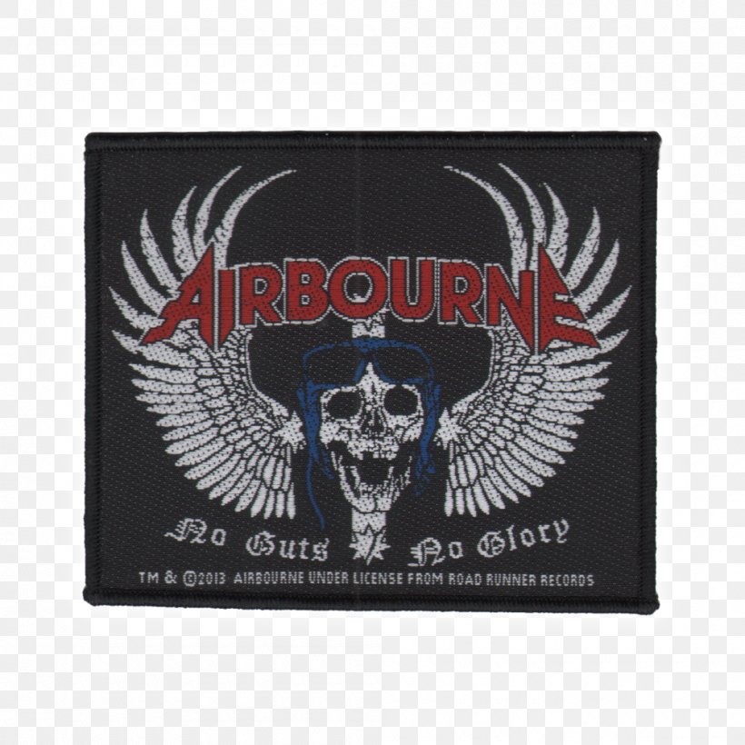 Airbourne No Guts. No Glory Heavy Metal Musical Ensemble Iron Maiden, PNG, 1000x1000px, Airbourne, Black Dog Barking, Bone, Brand, Cradle Of Filth Download Free