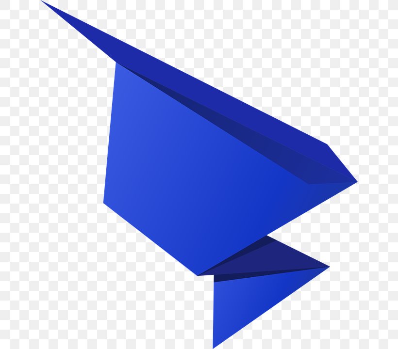 Origami Paper Origami Paper Crane Clip Art, PNG, 654x720px, Paper, Art, Blue, Cobalt Blue, Crane Download Free