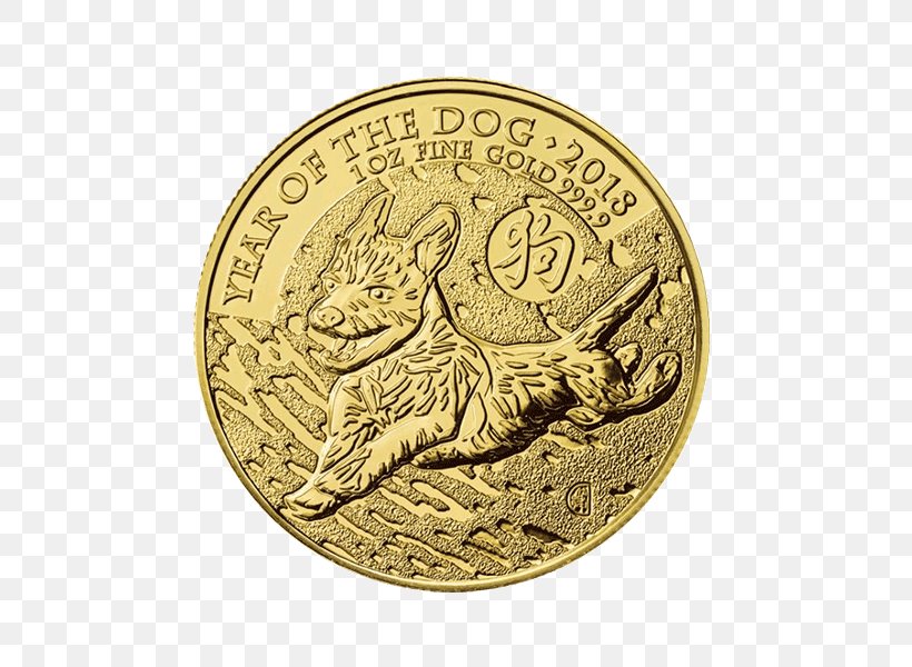 Royal Mint Dog Lunar Series The Queen's Beasts Chinese New Year, PNG, 600x600px, Royal Mint, Bronze Medal, Bullion, Bullion Coin, Chinese Calendar Download Free