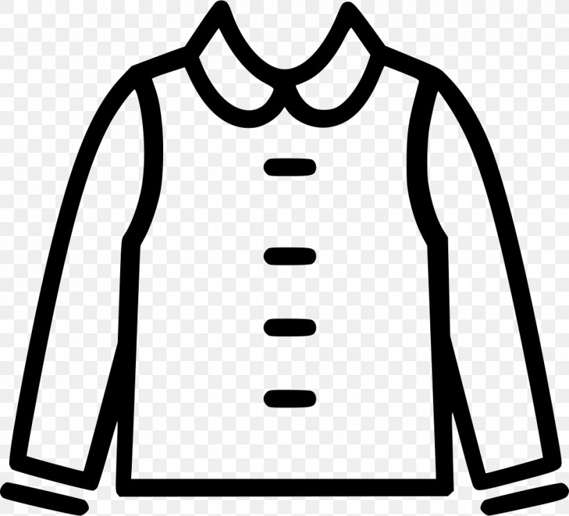 Sleeve Blouse Clothing T-shirt Clip Art, PNG, 980x888px, Sleeve, Black, Blackandwhite, Blouse, Bodysuit Download Free