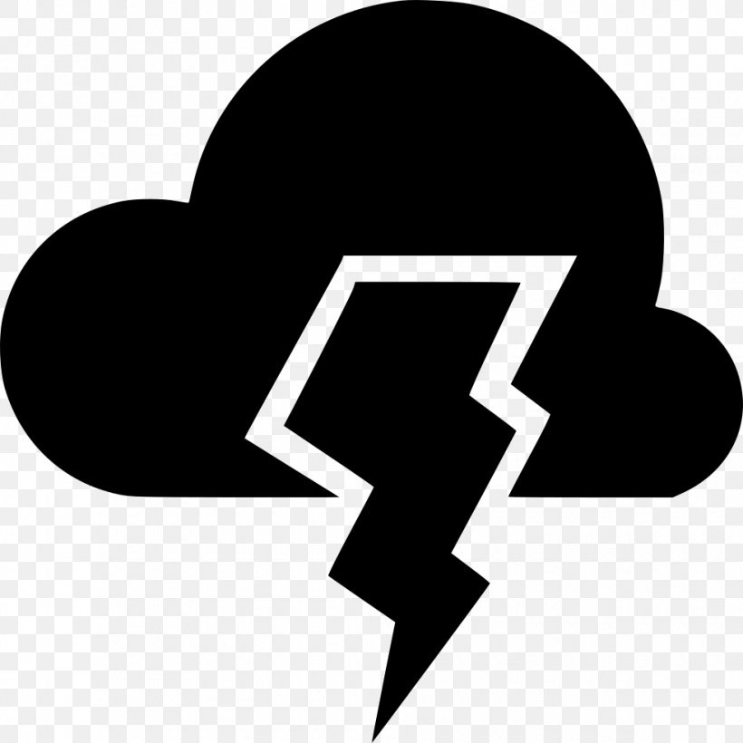 Illustration Image, PNG, 980x980px, Thunder, Black And White, Drawing, Logo, Silhouette Download Free