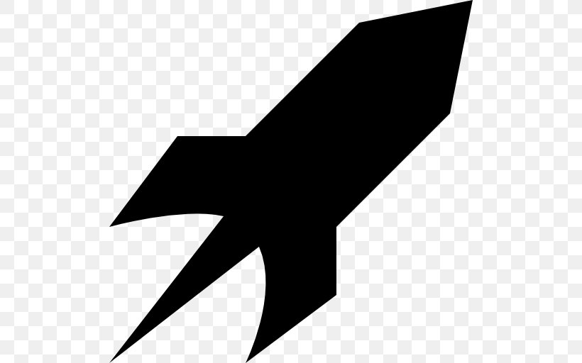 Rocket, PNG, 512x512px, Rocket, Black, Black And White, Fin, Logo Download Free