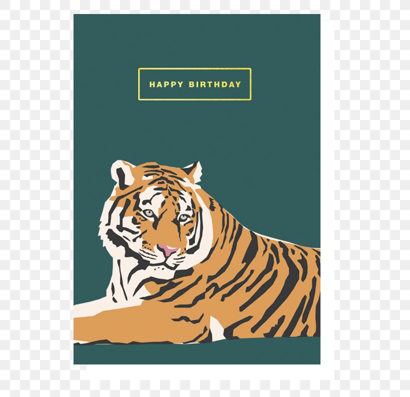 Tiger Greeting & Note Cards Gift Birthday, PNG, 586x794px, Tiger, Better Together, Big Cats, Birthday, Carnivoran Download Free