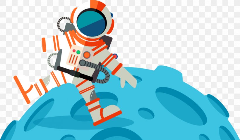 Astronaut Outer Space, PNG, 932x545px, Astronaut, Animation, Blue, Brand, Cartoon Download Free