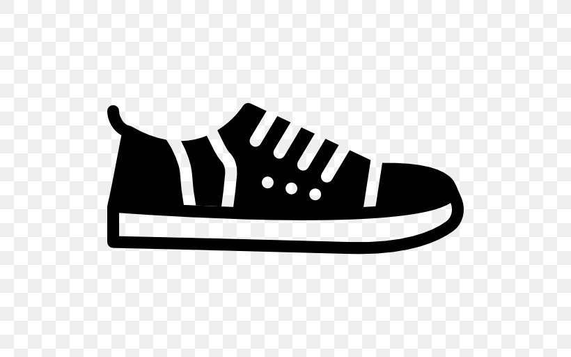 Footwear Shoe Sneakers Clothing, PNG, 512x512px, Footwear, Area, Black, Black And White, Brand Download Free