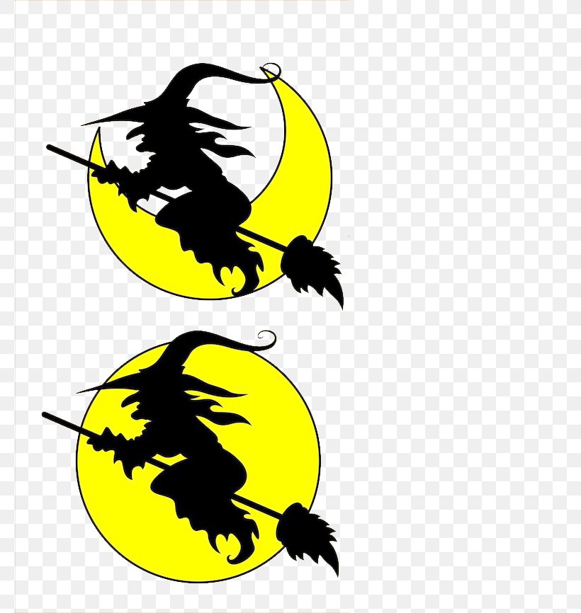 Halloween Silhouette Witchcraft Clip Art, PNG, 778x866px, Halloween, Bee, Black And White, Carnivoran, Drawing Download Free