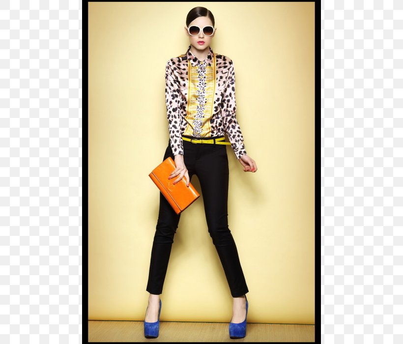 Jeans Leopard Yellow Animal Print Blouse, PNG, 700x700px, Jeans, Animal Print, Blouse, Clothing, Cyanine Download Free