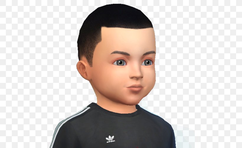 The Sims 4 The Sims 3: High-End Loft Stuff Maxis Eyebrow Hairstyle, PNG, 500x500px, Sims 4, Braid, Bun, Cheek, Child Download Free