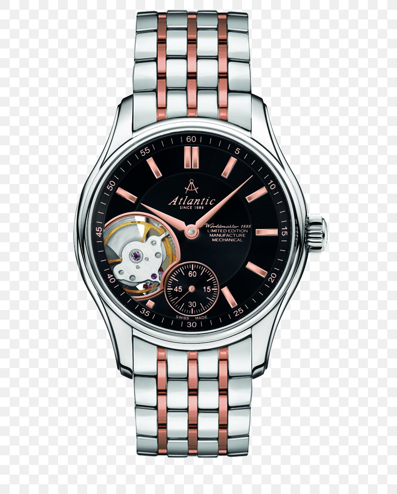 Atlantic-Watch Production Ltd Clock Швейцарские часы Movement, PNG, 667x1020px, Atlanticwatch Production Ltd, Brand, Clock, Clothing Accessories, Eta Sa Download Free