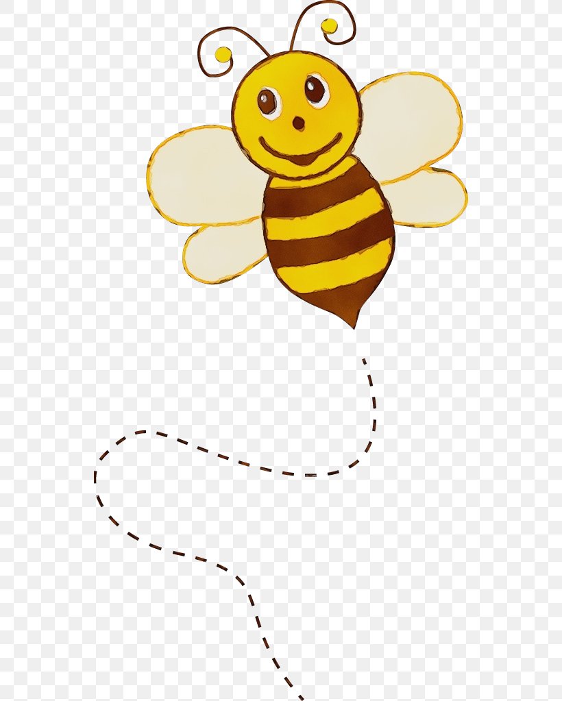 Bumblebee, PNG, 546x1023px, Watercolor, Bee, Bumblebee, Cartoon, Honeybee Download Free