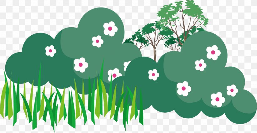 Grass Vector Material, PNG, 1901x986px, Watercolor, Cartoon, Flower, Frame, Heart Download Free