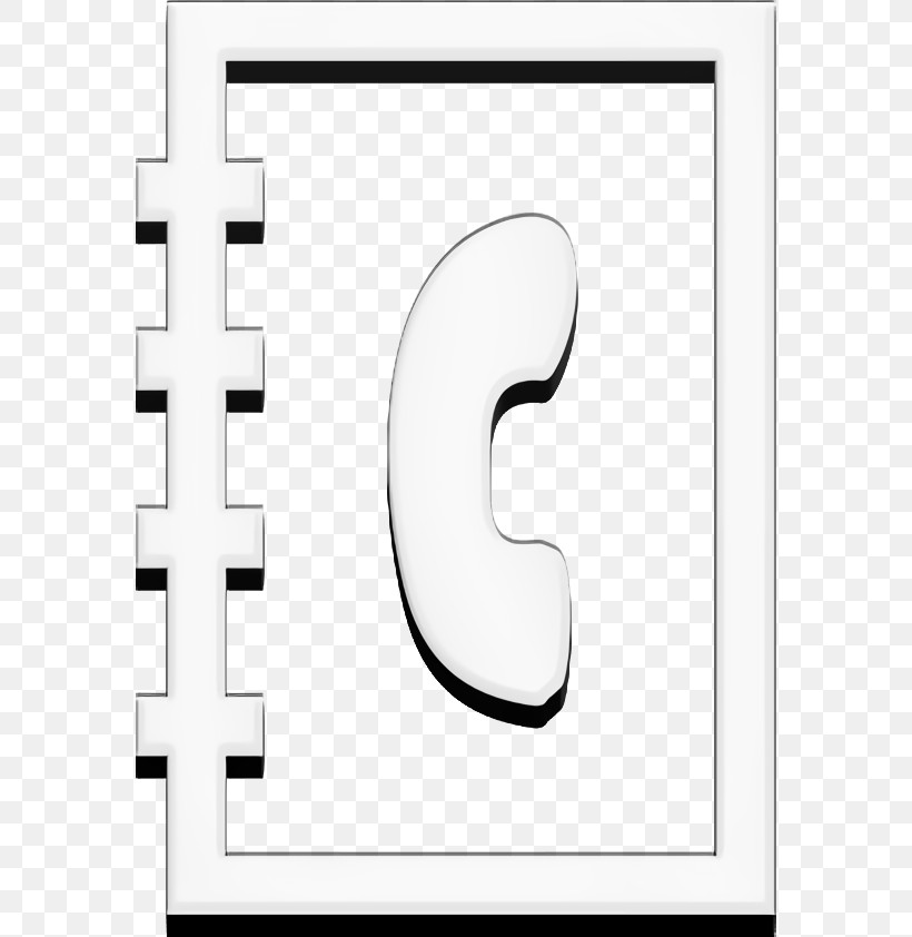 Interface Icon Directory Icon Telephone Directory Interface Symbol Icon, PNG, 576x842px, Interface Icon, Black, Black And White, Circle, Data Icons Icon Download Free