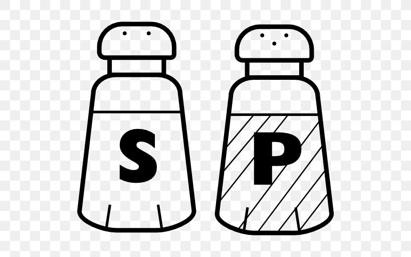 Salt Clip Art, PNG, 512x512px, Salt, Area, Black And White, Black Pepper, Condiment Download Free