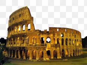 Ul - Colosseum Amphitheatrum Castrense Arch Of Constantine Colossus Of Nero Amphitheater PNG