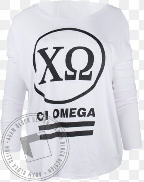 Chi Omega - Long-sleeved T-shirt Long-sleeved T-shirt Clothing PNG