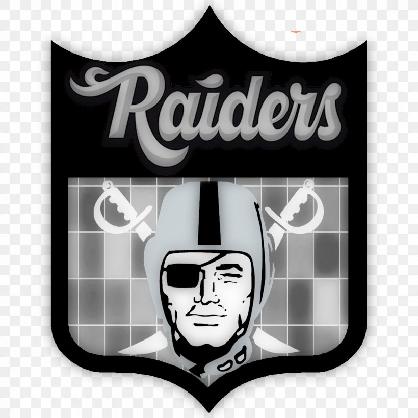 Oakland Raiders NFL Minnesota Vikings New England Patriots, PNG, 1200x1200px, Oakland Raiders, American Football, Black And White, Brand, Drawing Download Free