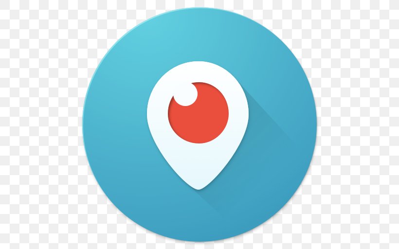 Periscope Social Media YouTube Logo, PNG, 512x512px, Periscope, Android, Aqua, Broadcasting, Heart Download Free