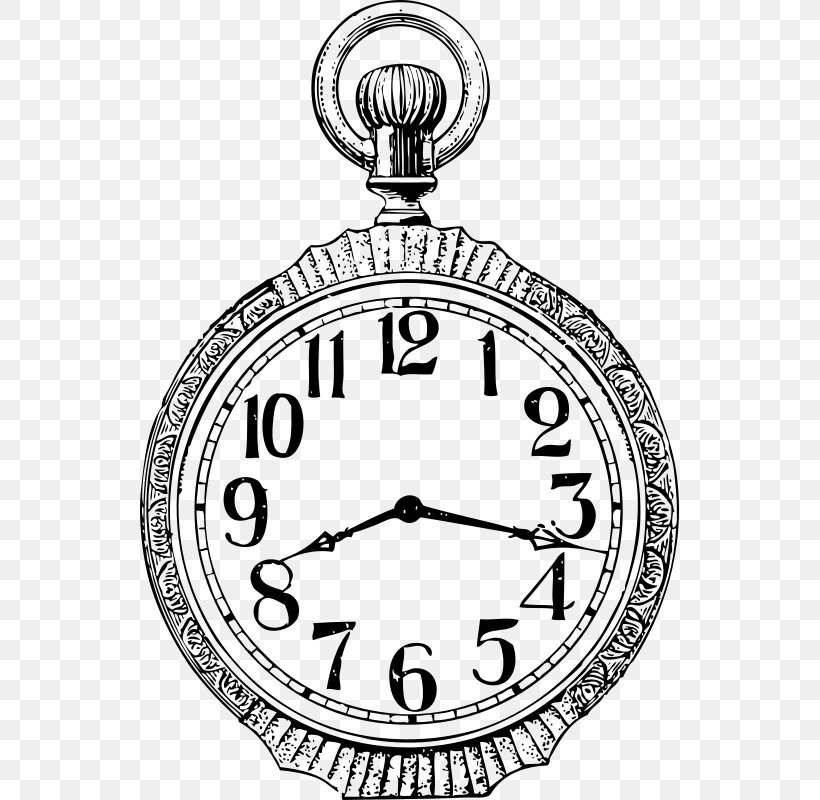 Pocket Watch T-shirt Drawing, PNG, 539x800px, Pocket Watch, Area, Black And White, Body Jewelry, Chain Download Free