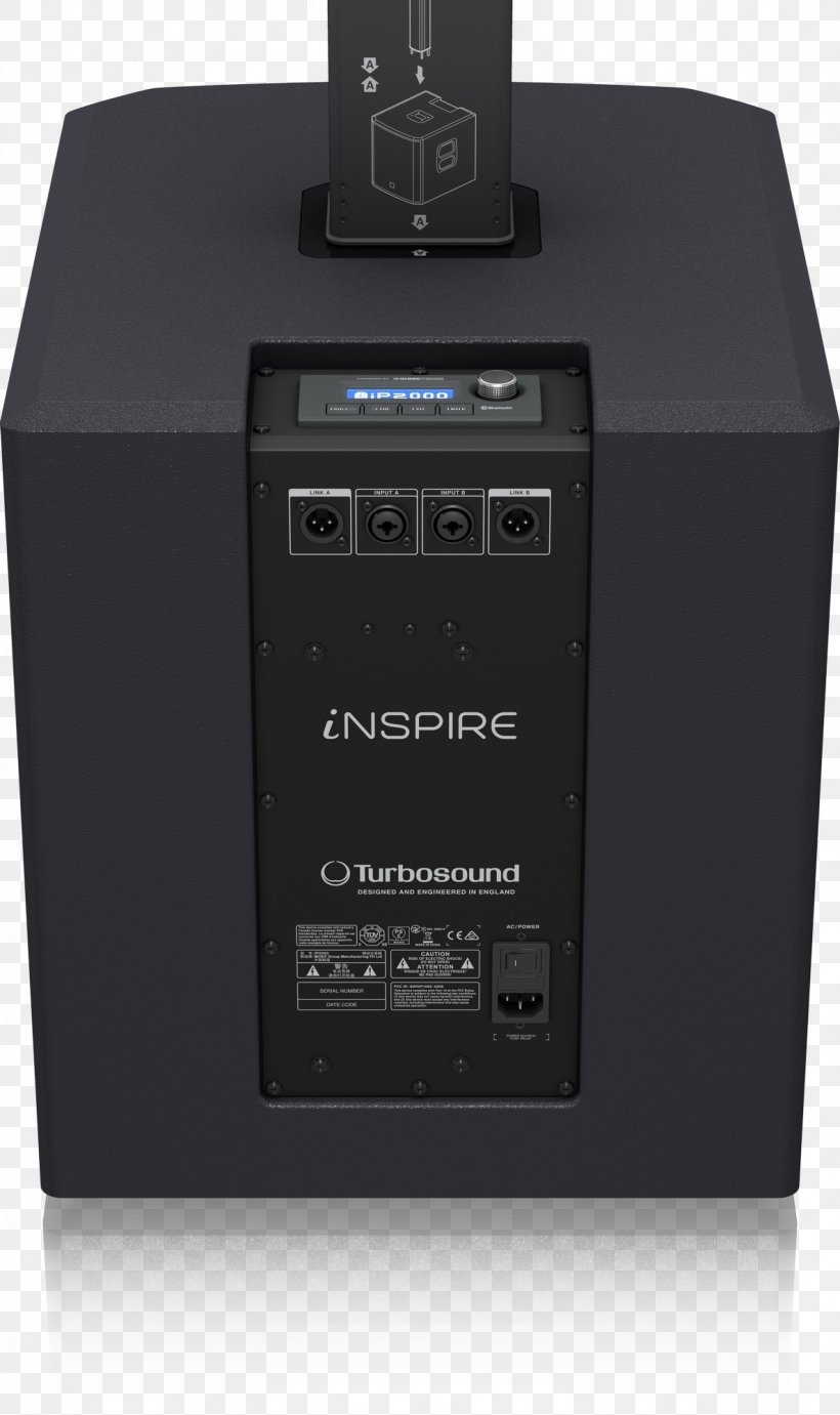 Computer Speakers Turbosound INSPIRE IP2000 Loudspeaker Powered Speakers, PNG, 1187x2000px, Computer Speakers, Amplifier, Audio, Audio Equipment, Audio Power Amplifier Download Free