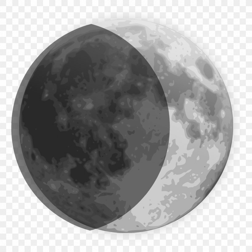 Full Moon Lunar Phase New Moon Clip Art, PNG, 2400x2400px, Full Moon, Astronomical Object, Black And White, Lunar Calendar, Lunar Phase Download Free