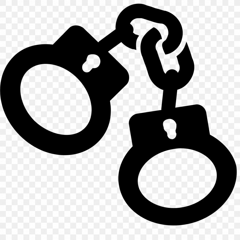 Handcuffs Clip Art, PNG, 1600x1600px, Handcuffs, Black And White, Body Jewelry, Crime, Police Download Free
