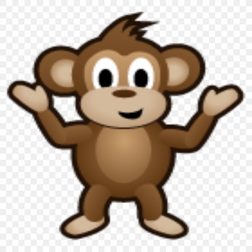 Primate Monkey Animation Clip Art, PNG, 1024x1024px, Primate, Animation, Big Cats, Carnivoran, Cartoon Download Free