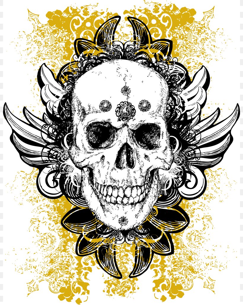 Skull Drawing Clip Art, PNG, 800x1031px, Skull, Art, Bone, Cdr, Drawing Download Free