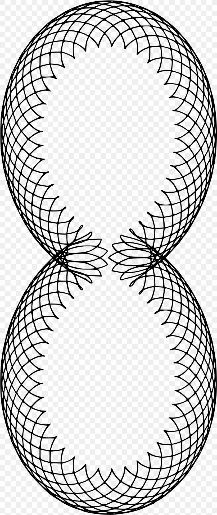 Circle Roulette Curve Spirograph Point, PNG, 1010x2400px, Roulette, Area, Black And White, Curve, Line Art Download Free