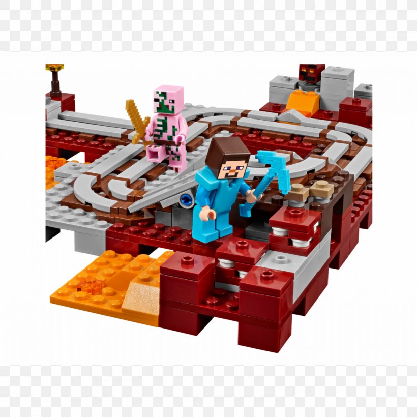 LEGO 21130 Minecraft The Nether Railway Toy Lego Minecraft, PNG, 1500x1500px, Minecraft, Lego, Lego Minecraft, Lego Minecraft The Nether Portal, Lego Minifigure Download Free