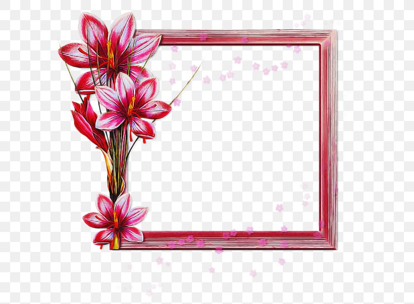 Pink Flower Frame, PNG, 600x603px, Floral Design, Blossom, Cut Flowers, Flower, Magenta Download Free