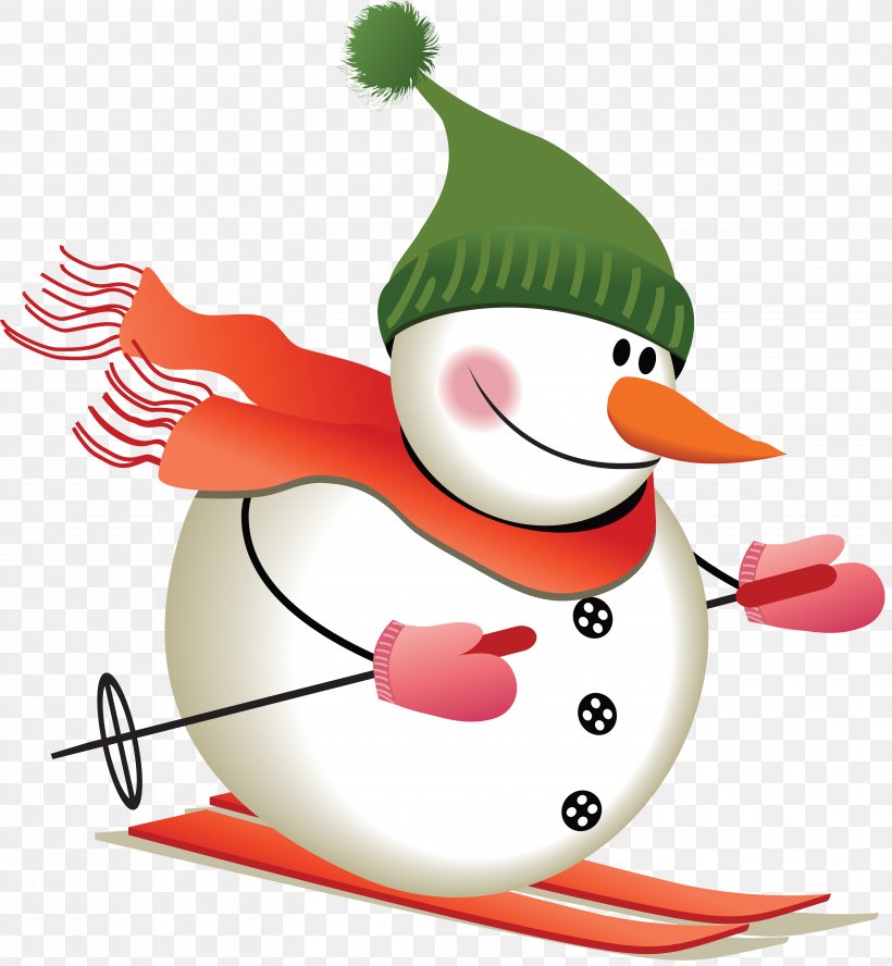 Santa Claus Snowman Christmas Clip Art, PNG, 5862x6352px, Santa Claus, Beak, Bird, Christmas, Christmas Card Download Free