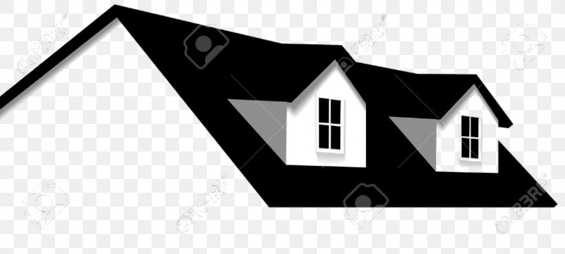 Flat Roof House Roof Window Clip Art, PNG, 1280x576px, Roof, Area, Black, Black And White, Brand Download Free