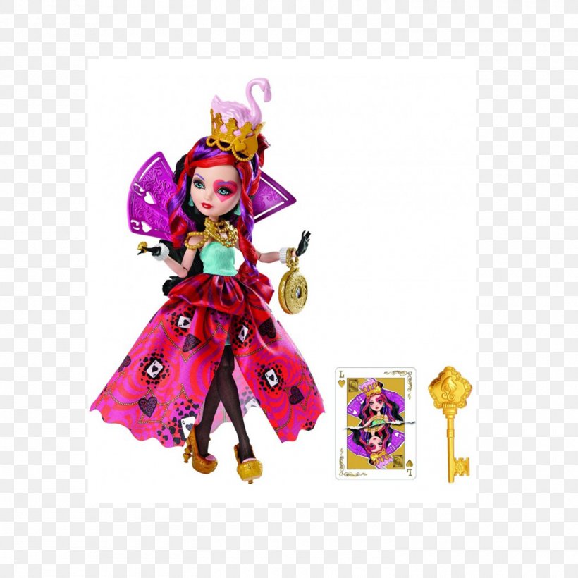 Amazon.com Ever After High Way Too Wonderland Lizzie Hearts Doll Toy, PNG, 1500x1500px, Amazoncom, Barbie, Doll, Ever After High, Fashion Doll Download Free
