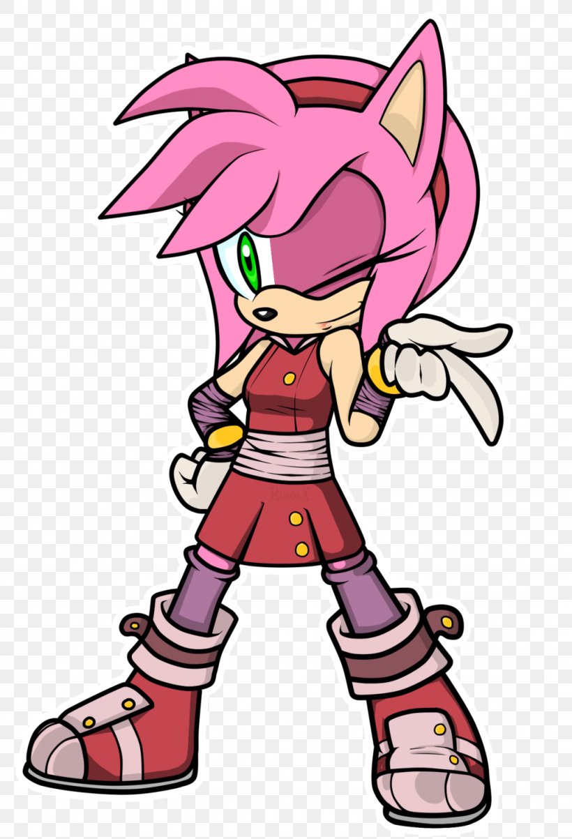 Amy Rose Ariciul Sonic Art Sonic And The Black Knight Knuckles The Echidna, PNG, 1024x1503px, Watercolor, Cartoon, Flower, Frame, Heart Download Free