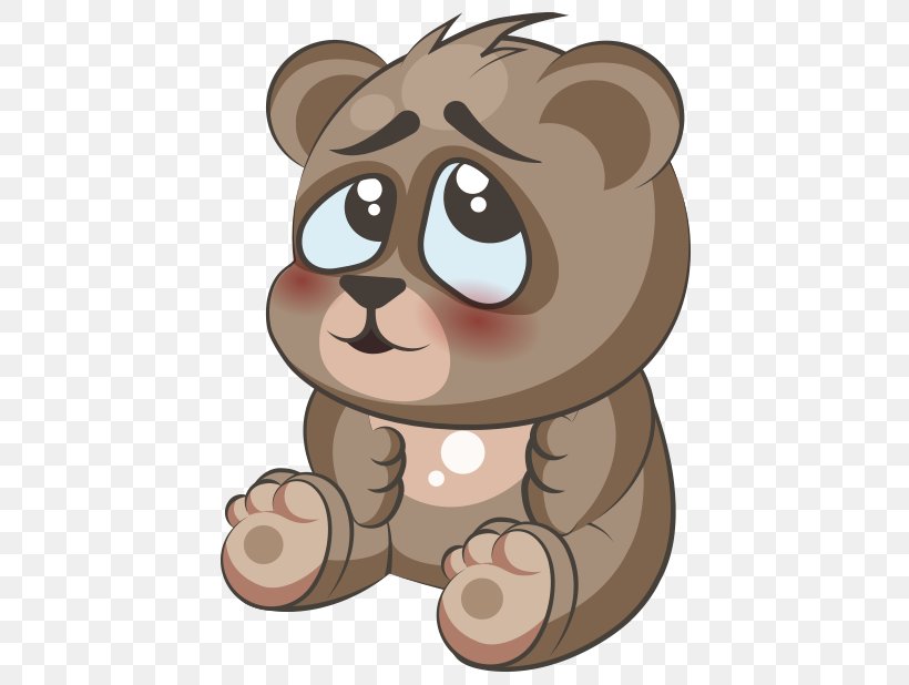 Bear Emoticon Emoji, PNG, 618x618px, Watercolor, Cartoon, Flower, Frame, Heart Download Free