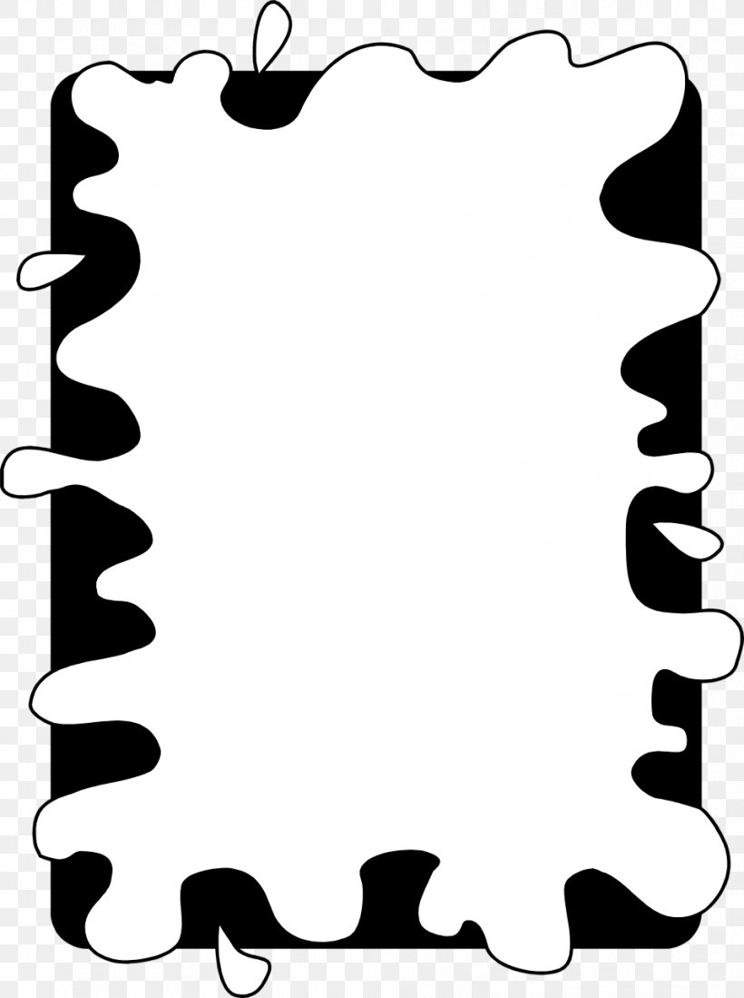 Black And White Animation Clip Art, PNG, 958x1284px, Black And White, Animation, Black, Border, Information Download Free