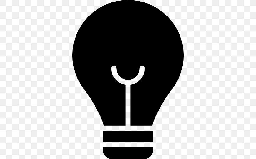 Incandescent Light Bulb Silhouette Clip Art, PNG, 512x512px, Light, Black And White, Drawing, Electricity, Incandescent Light Bulb Download Free