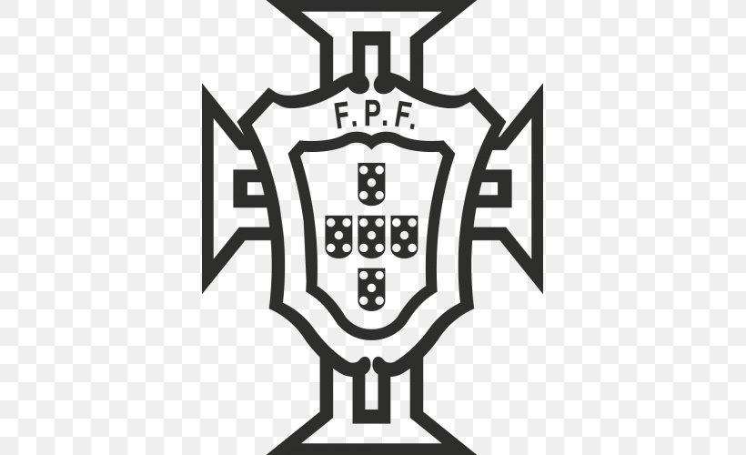 Portugal National Football Team Sticker Decal Portuguese Football Federation, PNG, 500x500px, Portugal National Football Team, Adhesive, Area, Artwork, Black Download Free